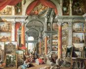 乔万尼保罗帕尼尼 - Picture Gallery with Views of Modern Rome